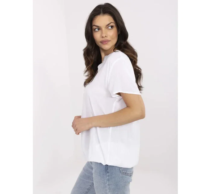 Blúzka D73761M11218A biela Blúzka D73761M11218A biela
