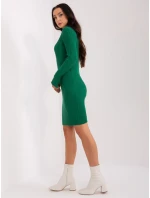 Sukienka PM SK model 18959389 ciemny zielony - FPrice Sukienka PM SK model 18959389 ciemny zielony - FPrice