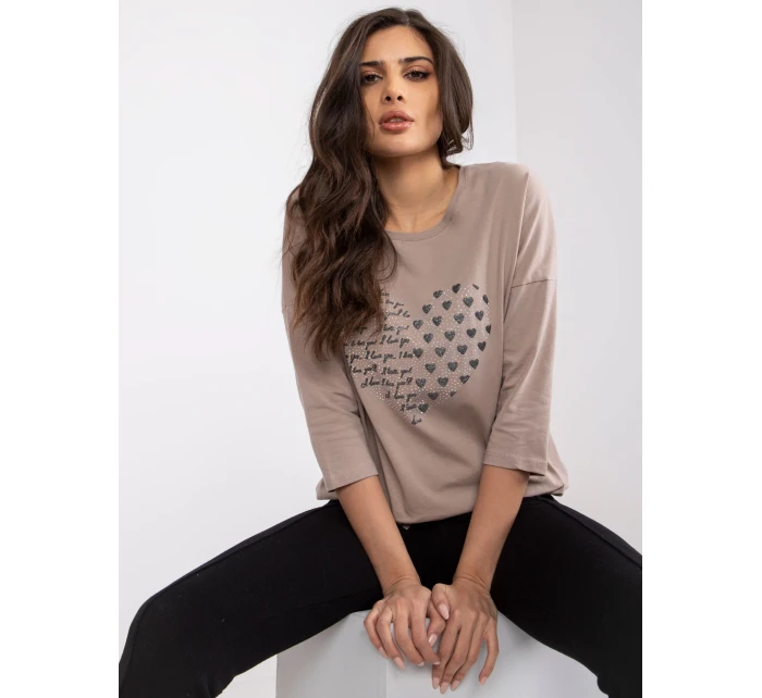 Halenka RV BZ model 17081498 tmavě lila - FPrice Halenka RV BZ model 17081498 tmavě lila - FPrice