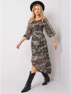 TW SK BI 8029.41 čierno-béžové šaty