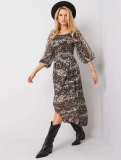 TW SK BI 8029.41 čierno-béžové šaty