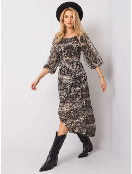 TW SK BI 8029.41 čierno-béžové šaty TW SK BI 8029.41 čierno-béžové šaty