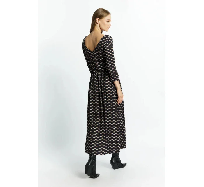 Elegantné dámske šaty DRE3540 čierne - Monnari