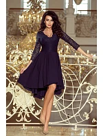 Dámské šaty model 22394884 tm. modré - numoco Dámské šaty model 22394884 tm. modré - numoco
