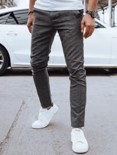 Pánské ležérní tmavě šedé kalhoty Dstreet model 21977276 - FashionStreet
