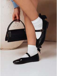 Dámske baleríny na zips ELLICAN black FashionStreet ZY0707