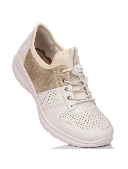 Pohodlná poltopánka Rieker W L3254-80 biela