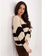Sweter MI SW model 21776397 beżowy - FPrice Sweter MI SW model 21776397 beżowy - FPrice