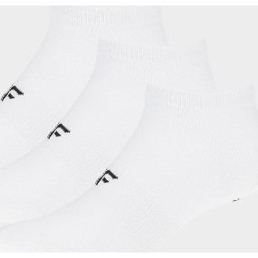 Dámske ponožky 4F SOD302 Biele (3 páry)