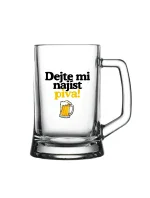 DEJTE MI NAJÍST PIVA! - pivní sklenice 0,5 l