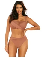 Dámske dvojdielne plavky Fashion 16 S1002N2-25 Cinnamon - Self