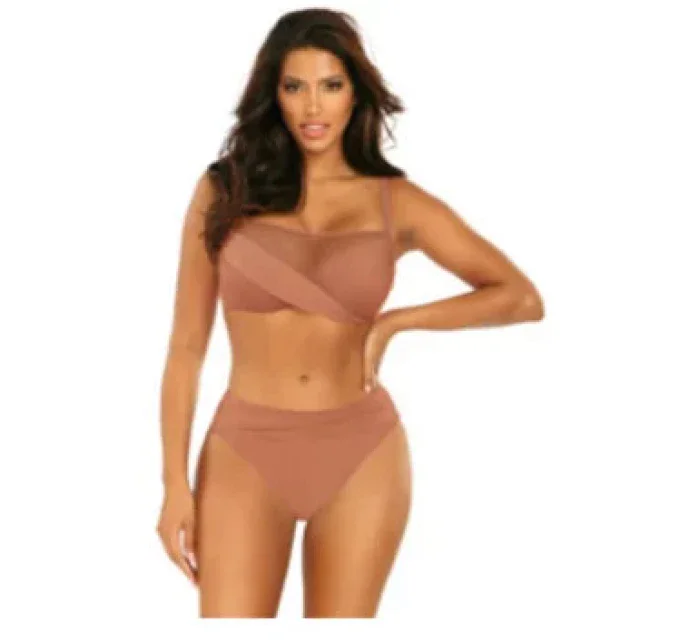 Dámske dvojdielne plavky Fashion 16 S1002N2-25 Cinnamon - Self