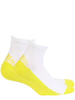 MLADÉ PÁNSKE VZOROVANÉ PONOŽKY AG+ WHITE 39-41