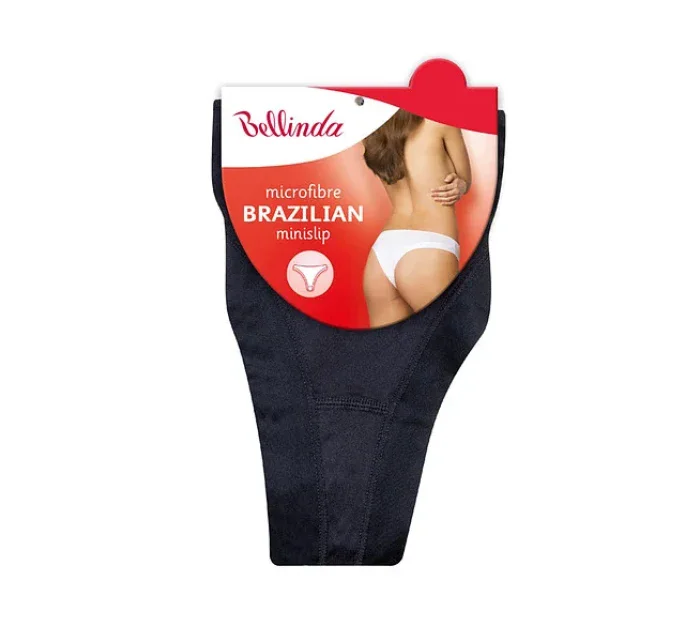 Dámske nohavičky brazilky BRAZILIAN Minislip - Bellinda - čierna
