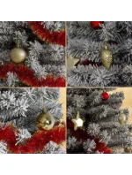 DEKORATÍVNE PLASTOVÉ OZDOBY BEZPEČNÉ 40KS ZLATÁ SĽUDA