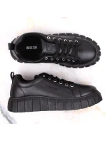 Big Star W INT1919 čierne topánky na platforme