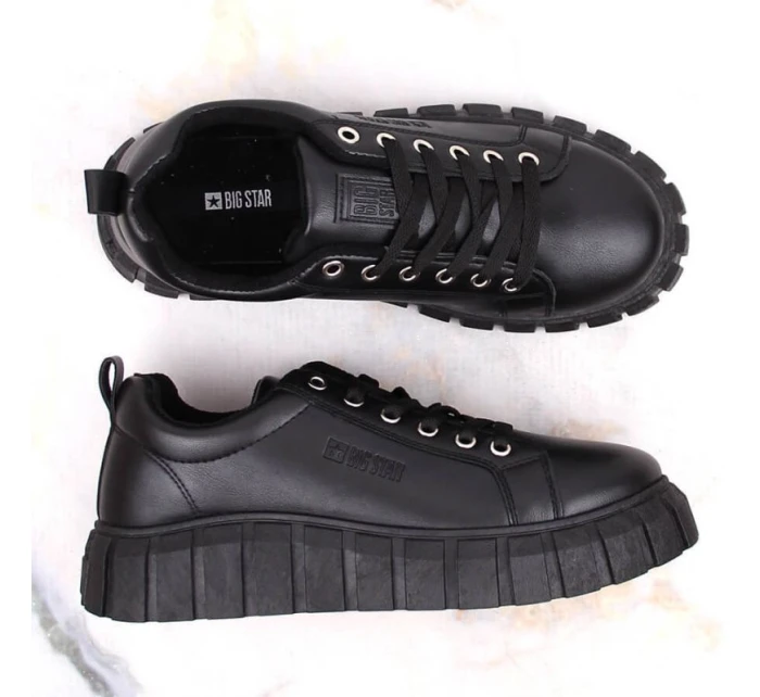 Big Star W INT1919 čierne topánky na platforme
