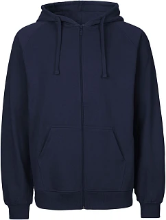 Neutral O 63301 Pánska mikina s kapucňou z bio bavlny 77.6331 tmavomodrá