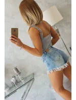 Body bez ramínek šedé