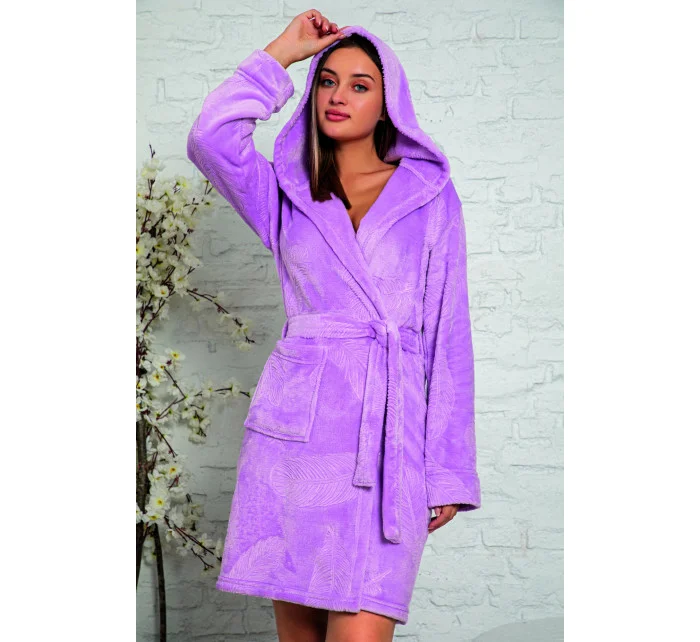 Dámsky župan E06-5521 lila - Cocoon