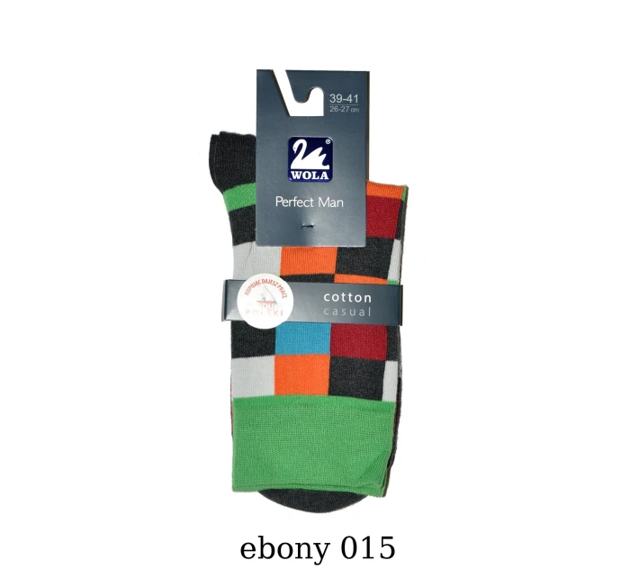 Pánske ponožky Wola Perfect Man vzorované W 94N03 Casual