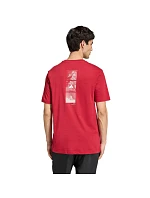 Pánské tričko Outdoor Mountain Graphic Tshirt red pánské model 22059905 - ADIDAS
