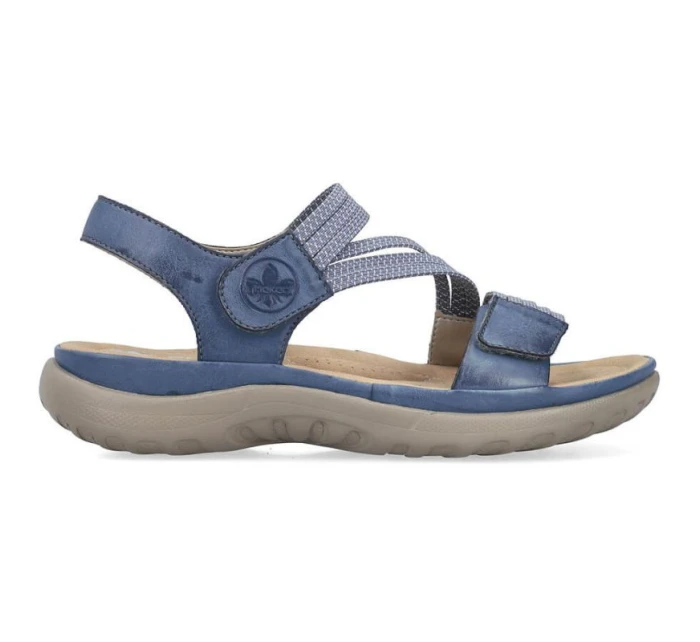 Pohodlné modré sandále Rieker W RKR587