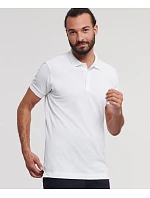 Pánské elastické piqué polo 10. light oxford model 22473887 - Russell Athletic Pánské elastické piqué polo 10. light oxford model 22473887 - Russell Athletic