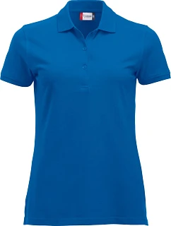 Clique Classic Marion S/S Dámske polo tričko z hrubej bavlny 67.8246 kráľovská modrá
