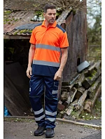 220 HiVis Piqué Polo hi vis model 22501613 - Yoko