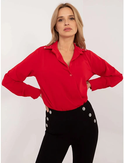 Koszula DHJ KS model 20680309 czerwony - FPrice Koszula DHJ KS model 20680309 czerwony - FPrice