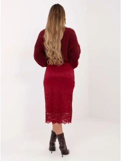 Spódnica IT SD model 21782568 bordowy - FPrice