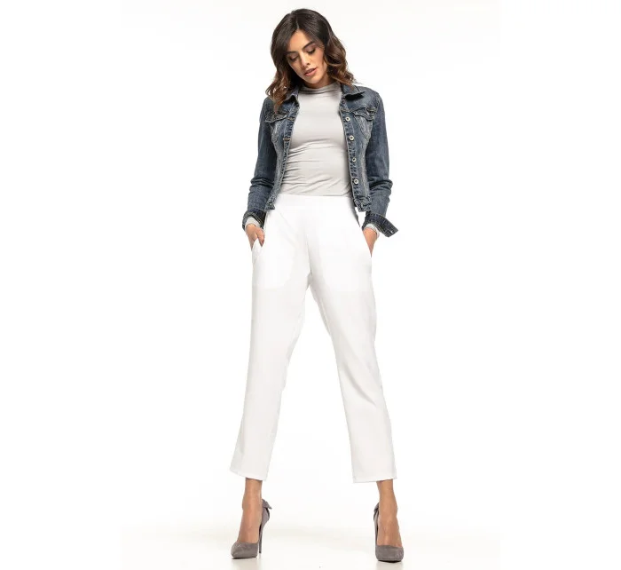 Dámské kalhoty  bílé  model 18614676 - Tessita