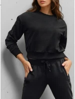 Dámska klasická čierna mikina FashionStreet BY1526