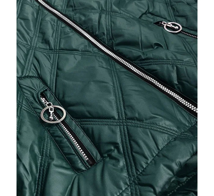 DÁMSKA ĽAHKÁ BUNDA S KAPUCŇOU ZELENÁ (BH2004) DÁMSKA ĽAHKÁ BUNDA S KAPUCŇOU ZELENÁ (BH2004)