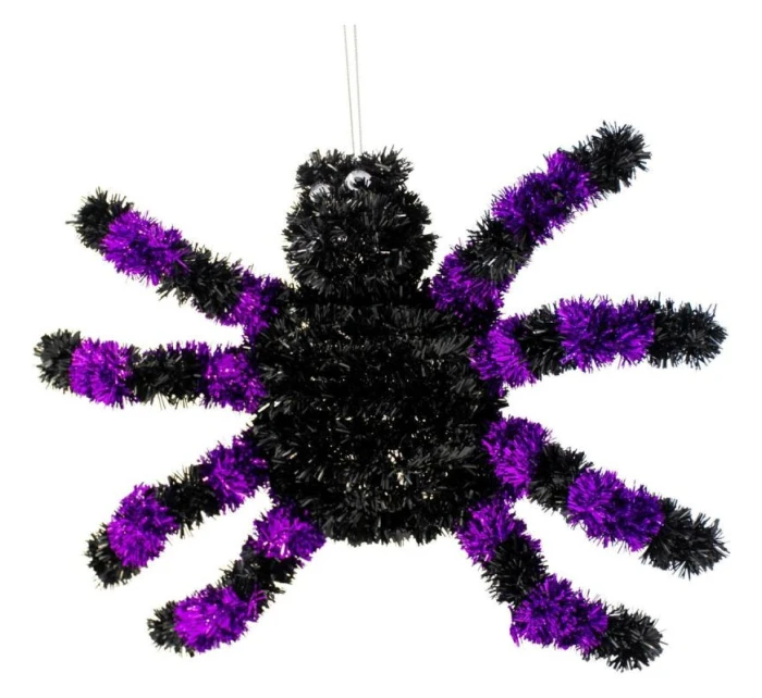 DEKORATÍVNA FIGÚRKA HALLOWEEN PAVÚK FIALOVÁ