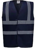 Bezpečnostná vesta Yoko HVW 100 Hi-Vis 79.W100, tmavomodrá Bezpečnostná vesta Yoko HVW 100 Hi-Vis 79.W100, tmavomodrá