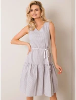 Šaty LK SK 508215.30P biela šedá