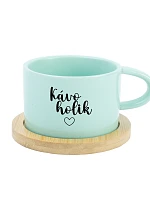 KÁVOHOLIK - mätový hrnček makrónka 200 ml