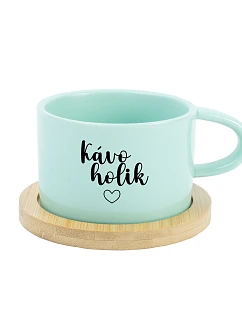 KÁVOHOLIK - mätový hrnček makrónka 200 ml