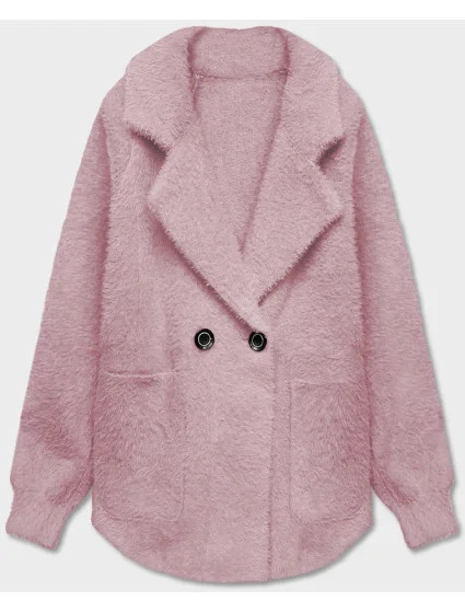 Krátky prehoz cez oblečenie typu alpaka v bledo ružovej farbe (CJ65) Krátky prehoz cez oblečenie typu alpaka v bledo ružovej farbe (CJ65)