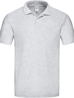 Original Polo Pánské piqué polo model 22449678 heather grey - Fruit of the Loom