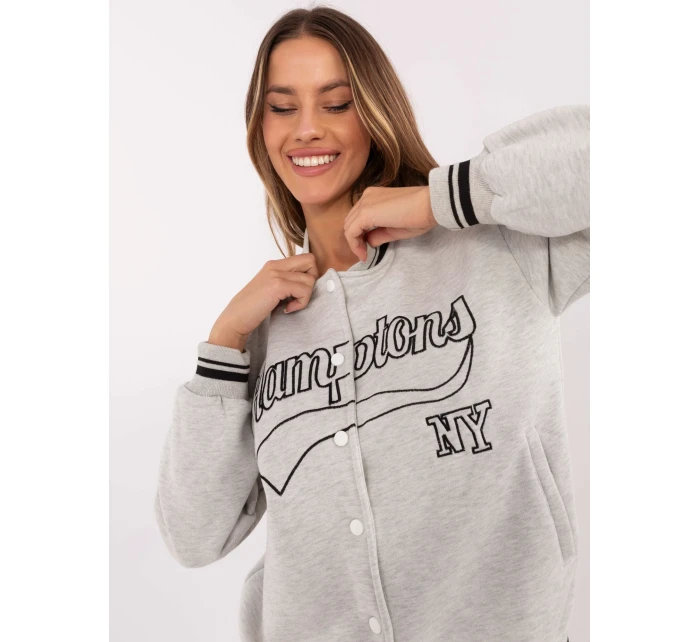 Mikina EM BL model 20811672 světle šedá - FPrice Mikina EM BL model 20811672 světle šedá - FPrice