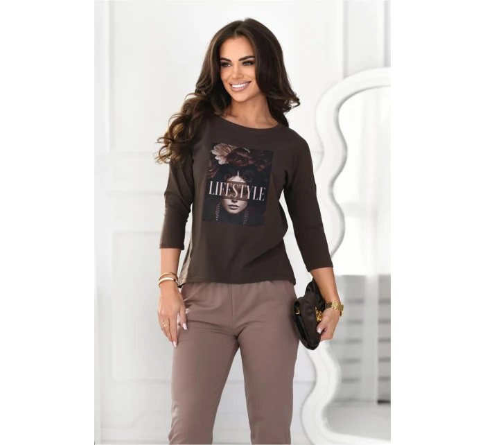 model 21483830 BLOUSE - OFF PINK