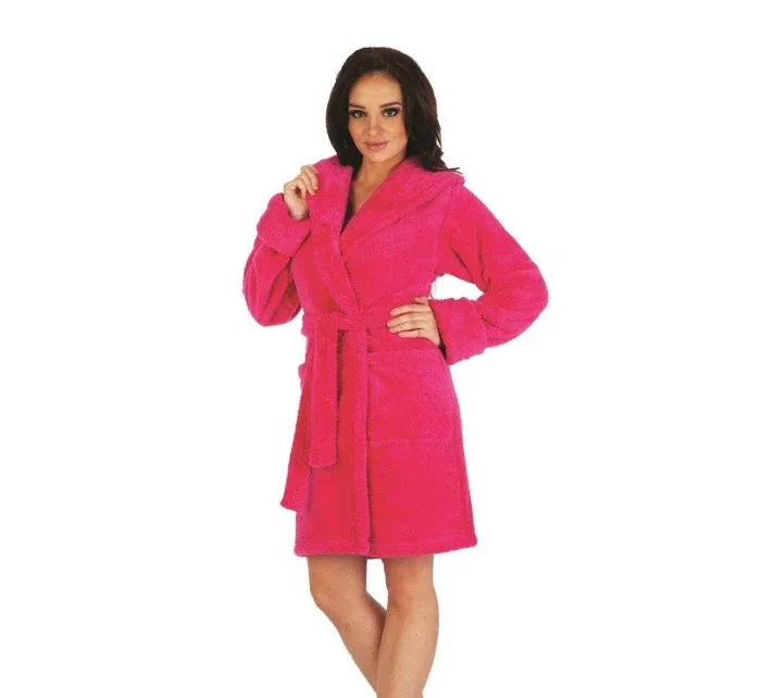 Dámsky župan DE LAFENSE 806 Krátky, kapucňa