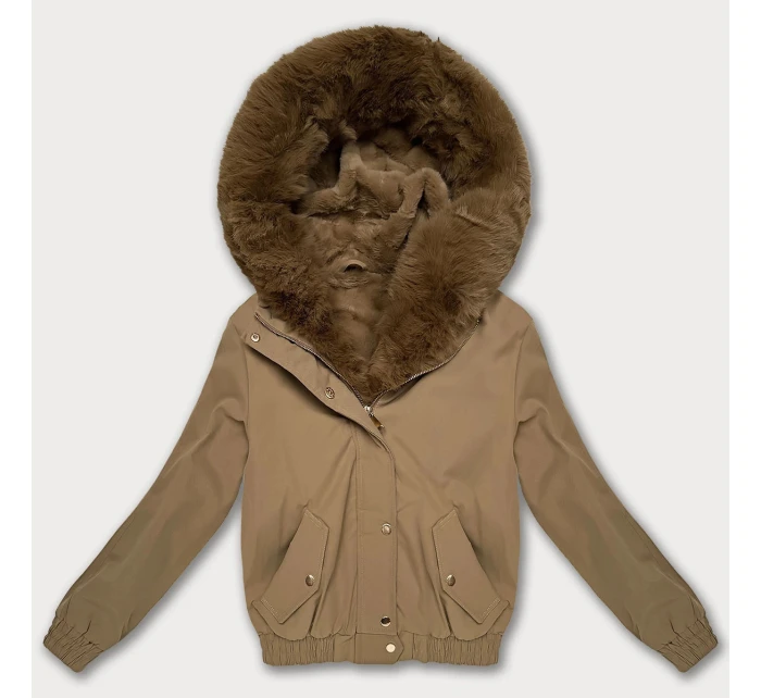 kurtka z ciemny beżowy model 21731640 - S'WEST kurtka z ciemny beżowy model 21731640 - S'WEST