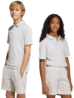 Dětské tričko Entrada 26 Polo světle šedé model 22052905 - ADIDAS