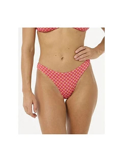 Plavkové kalhotky Shell model 22235323 High Leg Cheeky červené - Rip Curl