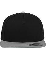 Flexfit 6007/6007T 5-panelová čiapka typu Snapback 55.6007 čierna/strieborná Flexfit 6007/6007T 5-panelová čiapka typu Snapback 55.6007 čierna/strieborná