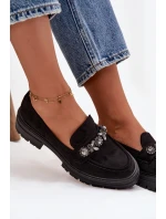 Eko Semišové Mokasíny Dámské S Černé model 21747671 - Boto Eko Semišové Mokasíny Dámské S Černé model 21747671 - Boto